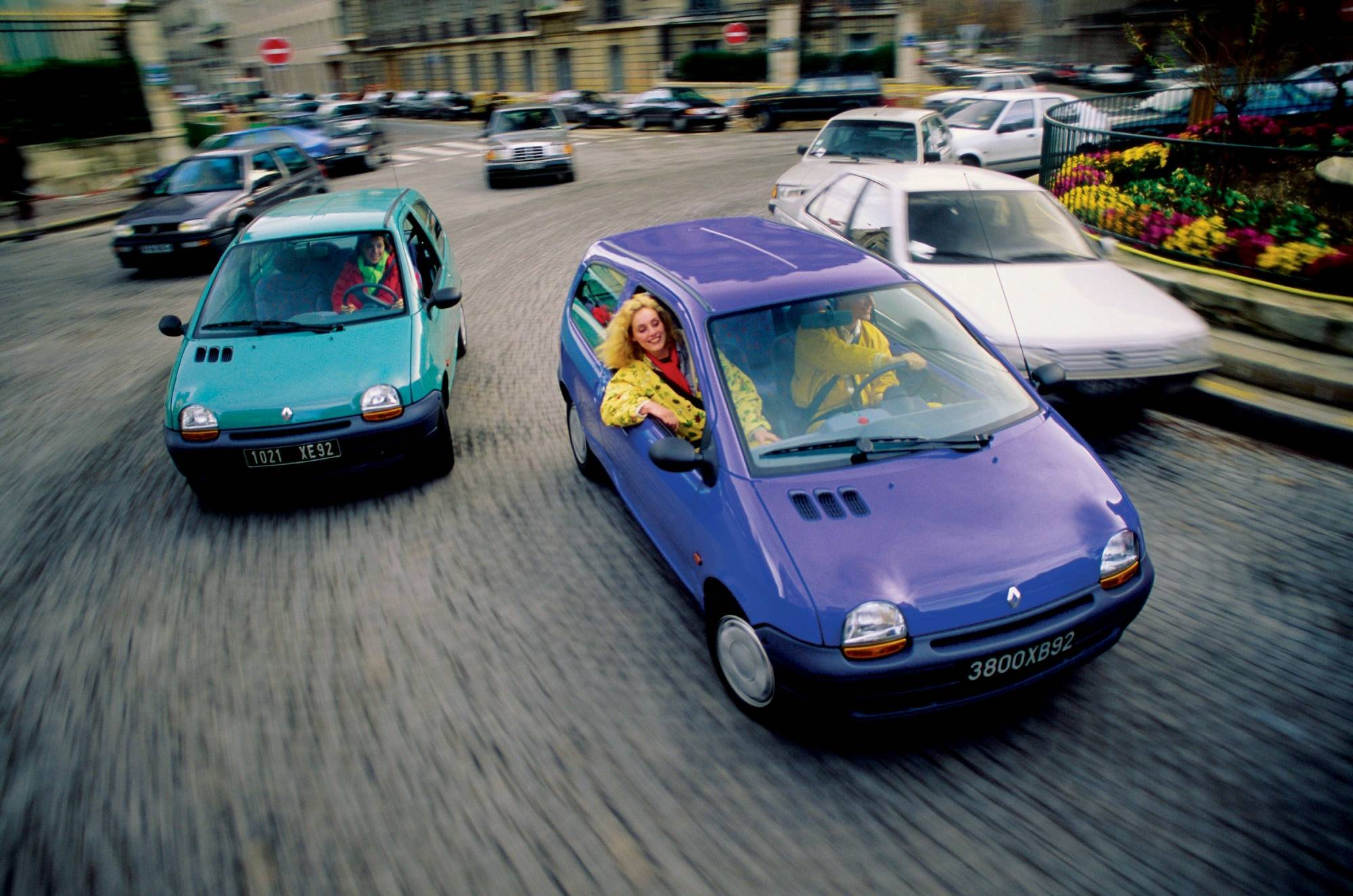 Der Twingo treibt es ganz schön bunt