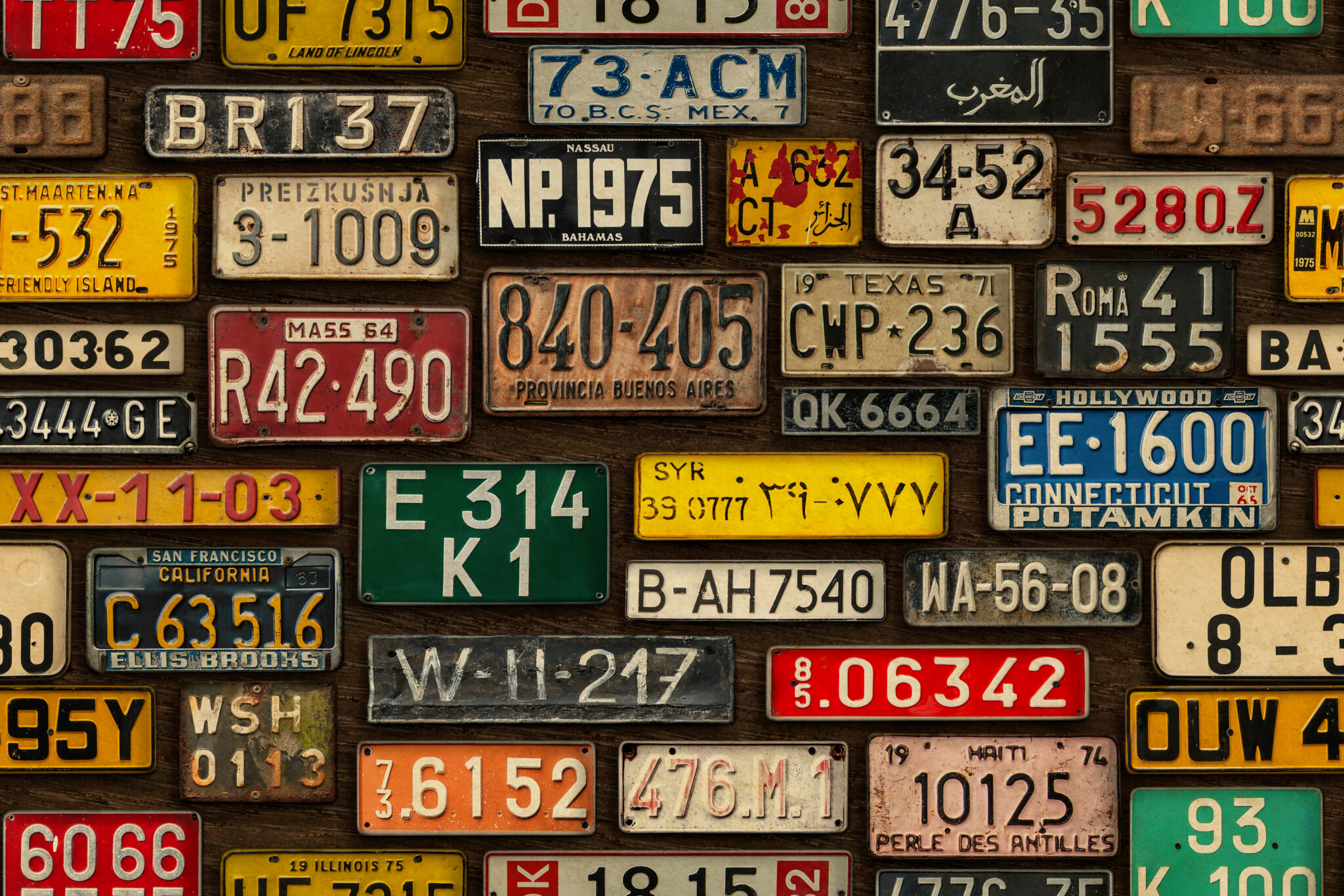 Vehicle license rust фото 41